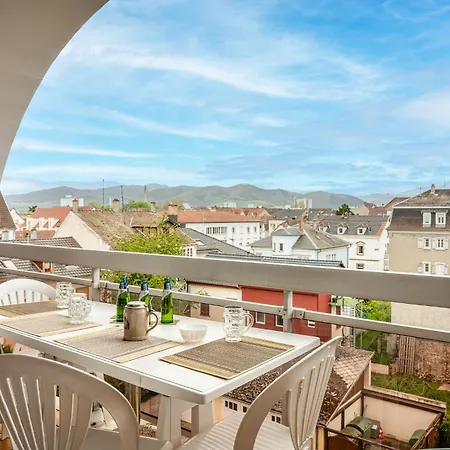L' Belle Vue Gare Et Centre 10 Mn A Pied Garage Gratuit * Colmar